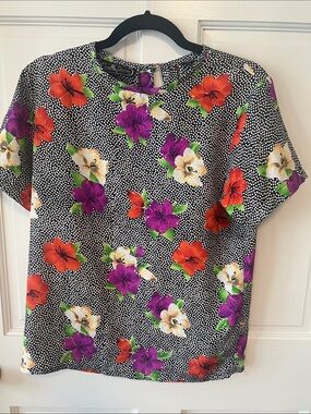 Vintage floral blouse